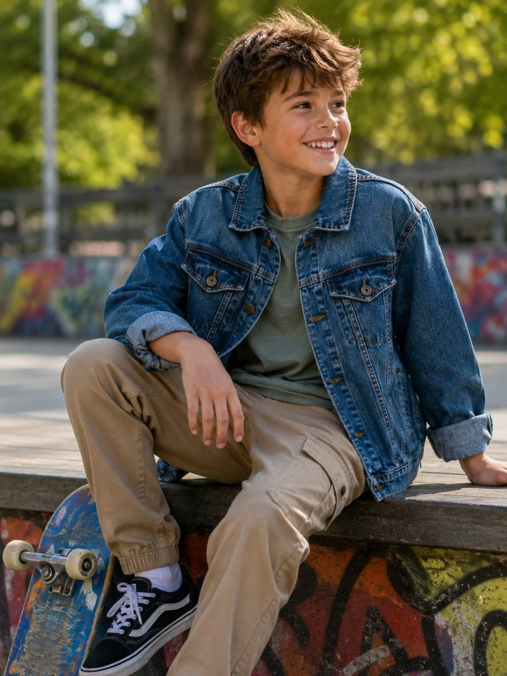 The Children's Place Blue Denim Jacket for Girls